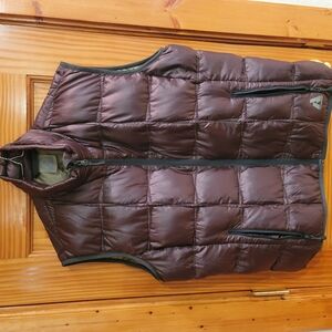Eddie Bauer Dark Brown Puffer Vest